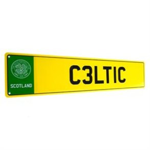 Celtic nummerplade skilt